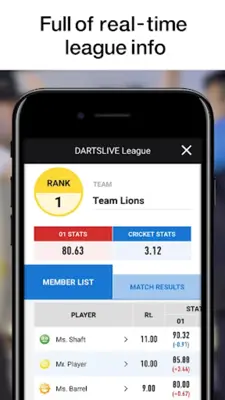 DARTSLIVE SPORTS android App screenshot 2